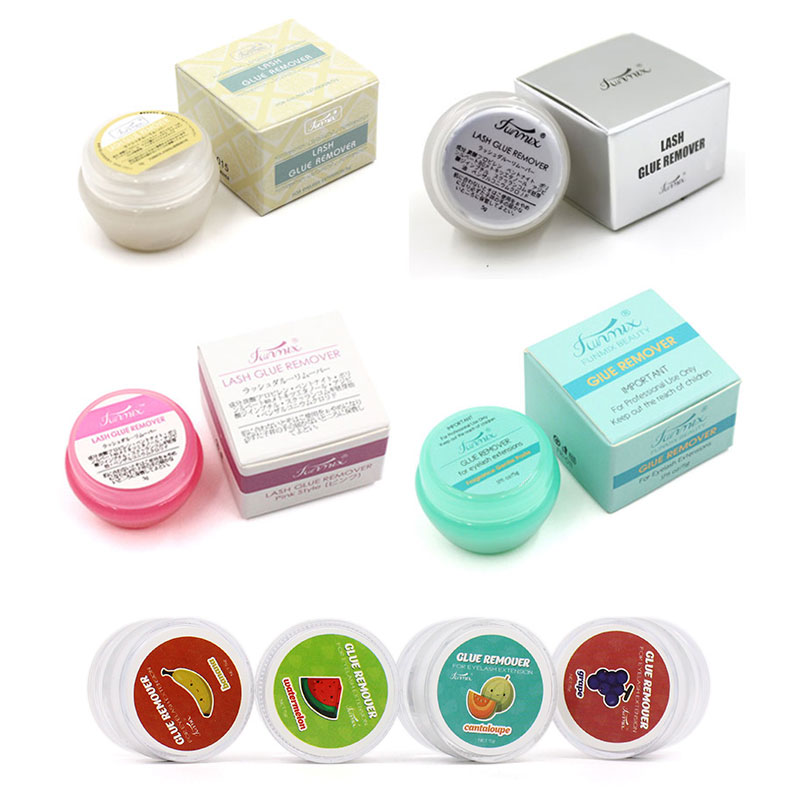 Lash Removal Cream - 10 szt. Owoce smak zmywacz do