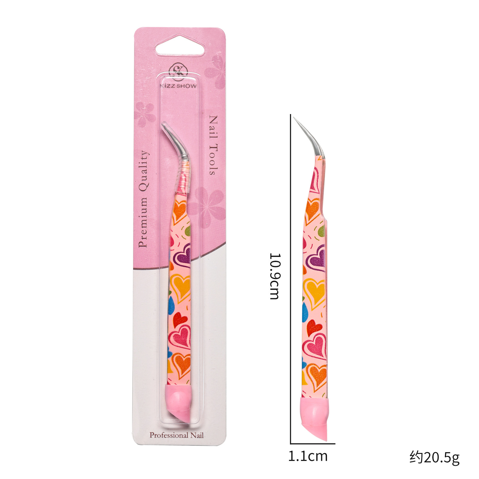 Eyelash Extension Japanese - 1/2 szt. Dwustronne pęsety do manicure,