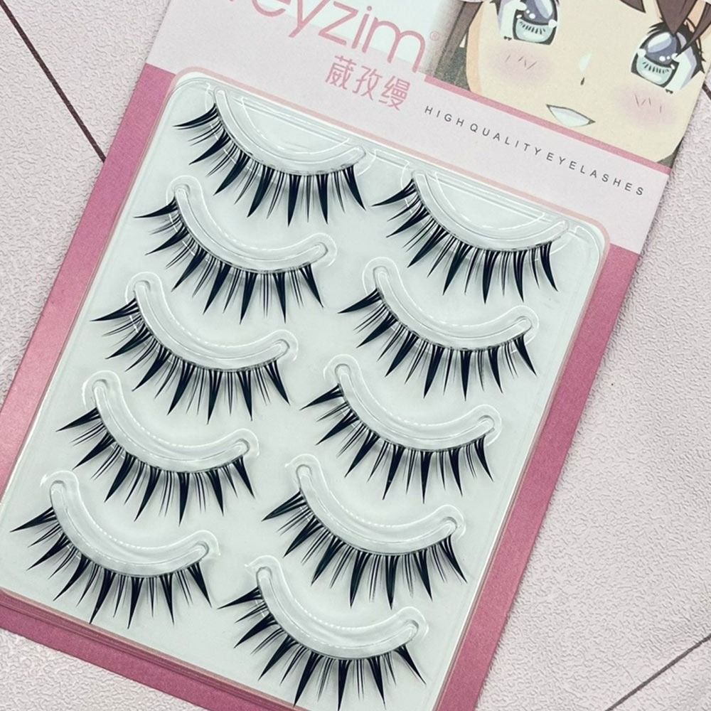 Eyelash Extension Japanese - Zestaw 5 par japońskich sztucznych rzęs