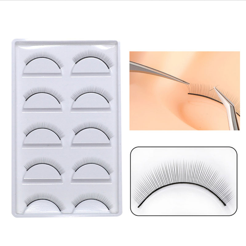 Funny Eyelash Extension - 5/10/25 par rzęsy treningowe praktyka przedłużania