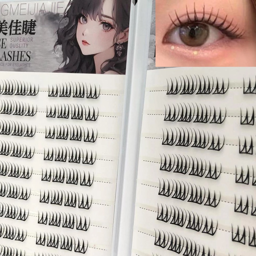 Eyelash Extension Korea - Sztuczne rzęsy w kształcie litery U,