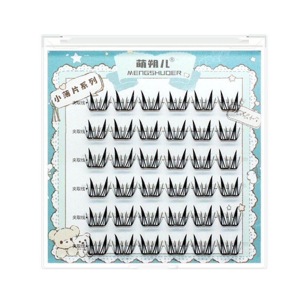 Eyelash Extension For Men - Modne, puszyste sztuczne rzęsy bez kleju,
