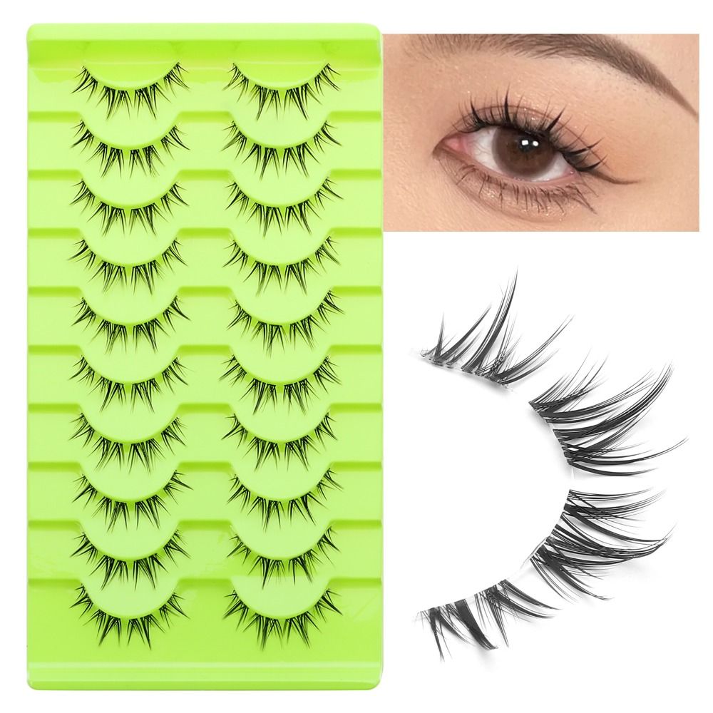 Eyelash Extension Japanese - Czarne japońskie sztuczne rzęsy do cosplayu,