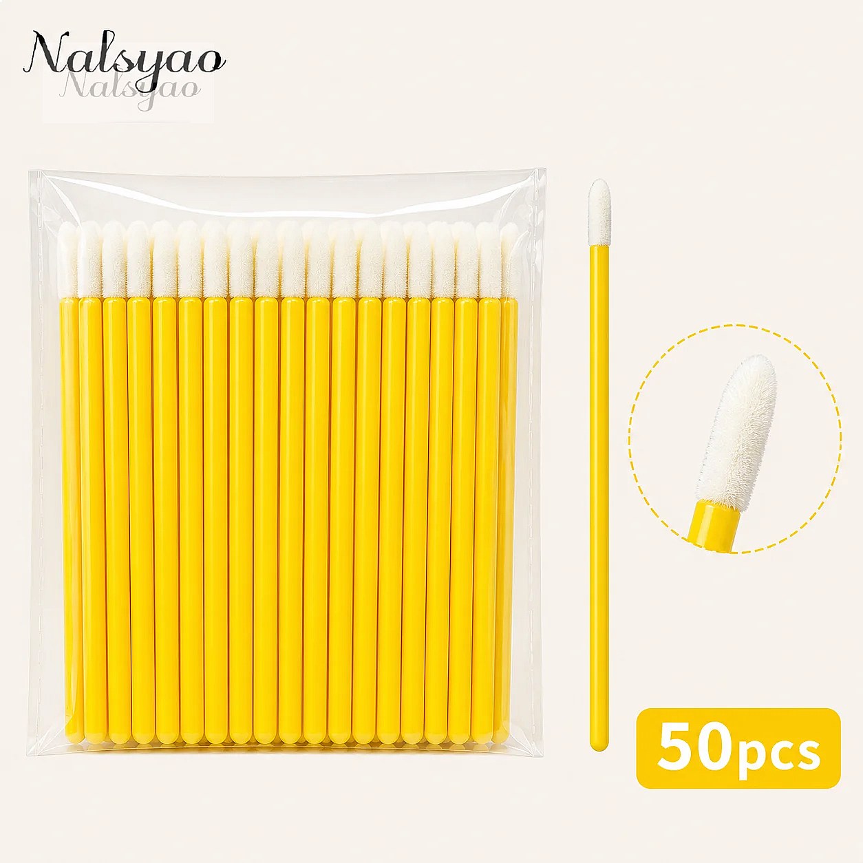 Eyelash Extensions - 50/500 szt. jednorazowych aplikatorów do tuszu