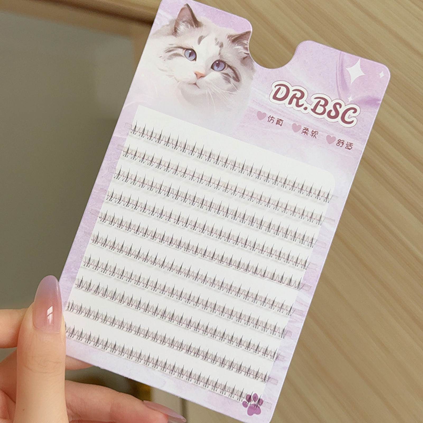 Eyelash Extension Korea - Cienkie rzęsy na taśmie do samodzielnego