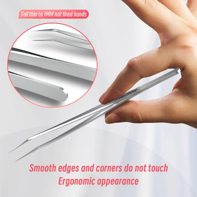 Zestaw 3 pincet do brwi ze sta – Eyelash Extension For Men recenzja i cena