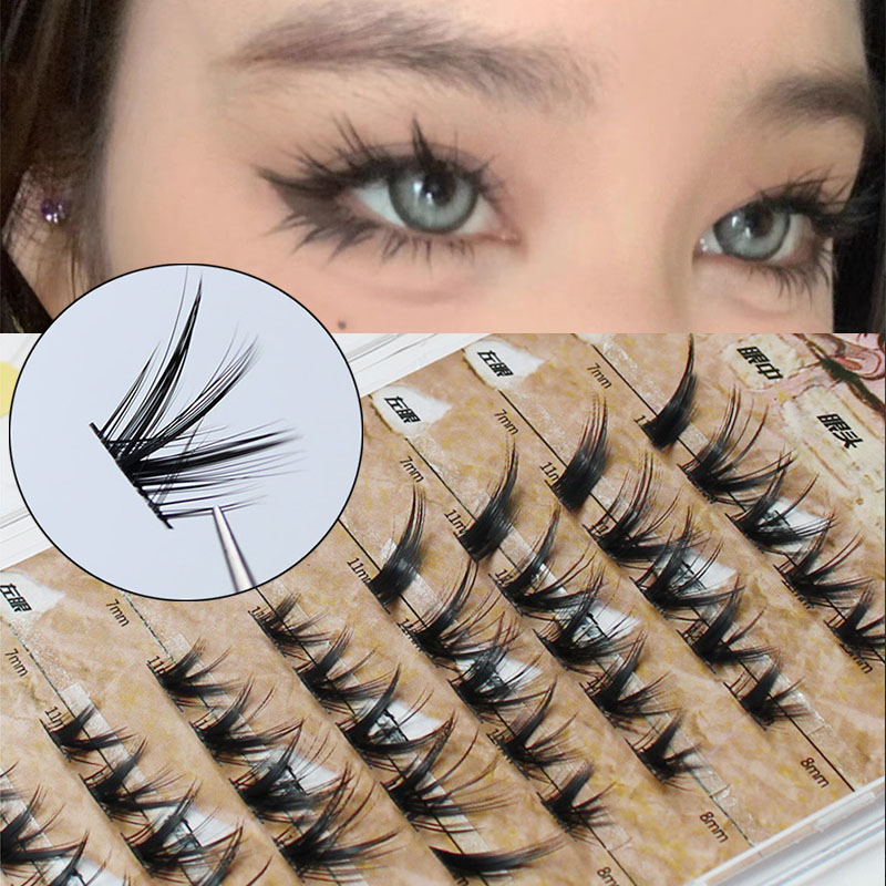 Nowy kocie oko rzęsy z norek 3 – Eyelash Extension Cat Eye Wispy recenzja i cena
