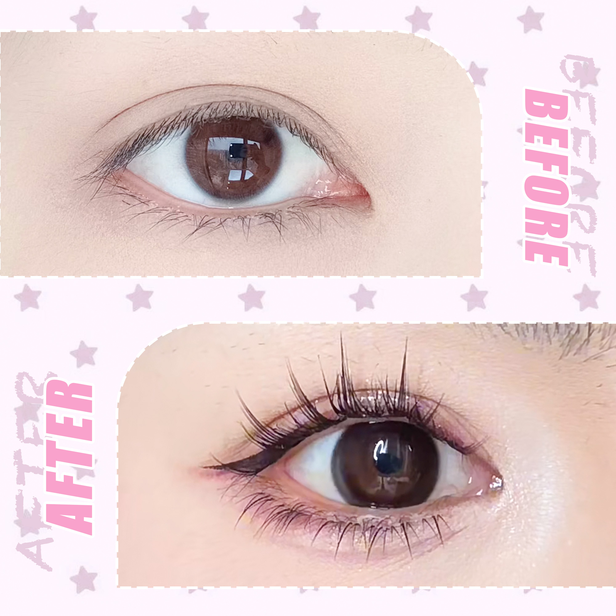 10-rzędowe przedłużenia dolnyc – Eyelash Extension Korea recenzja i cena