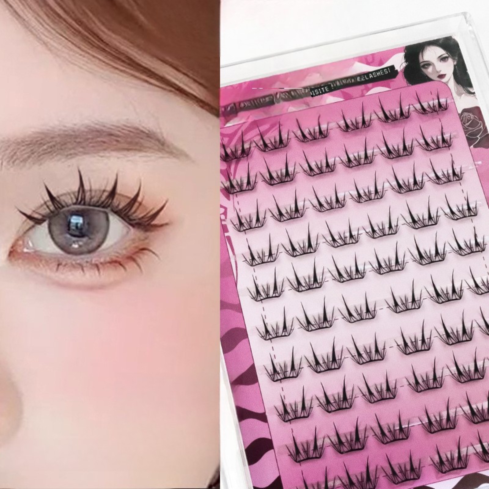 Kępki rzęs samoprzylepne bez k – Eyelash Extension Korea recenzja i cena