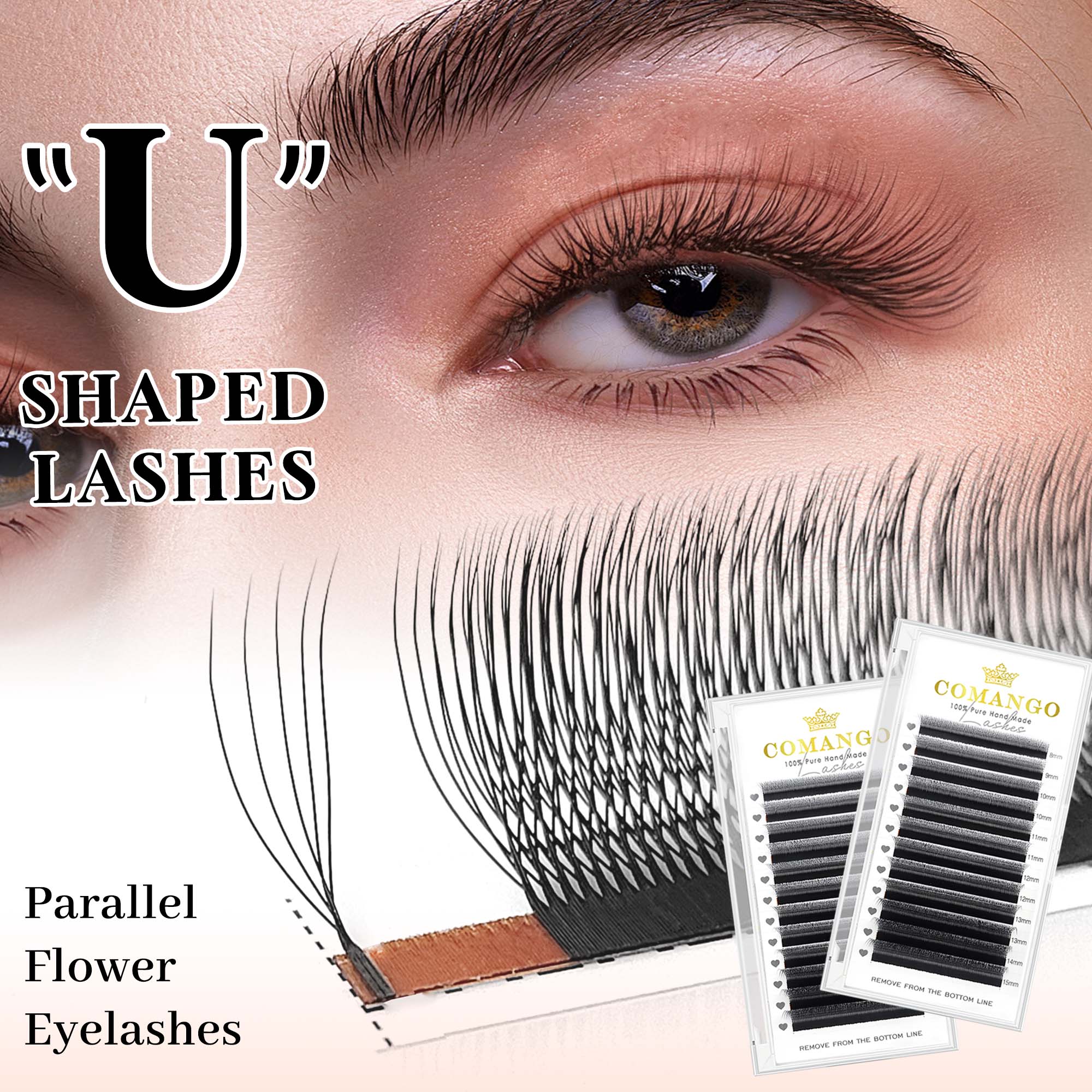 CoMango mix8-15mm rzęsy w kszt – Eyelash Extension Supernatural recenzja i cena