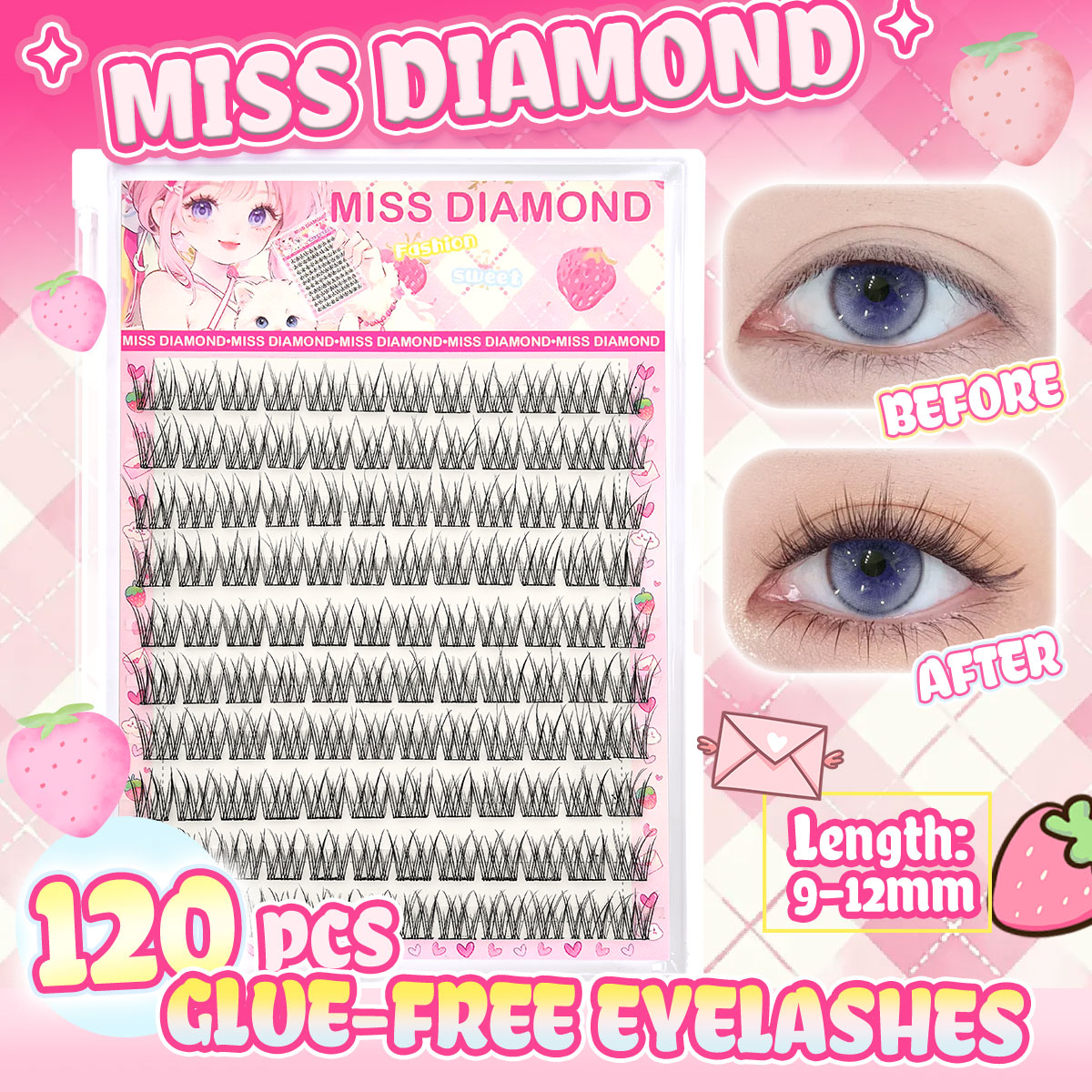 Sztuczne rzęsy Fish Eyes, prof – Eyelash Extension Japanese recenzja i cena