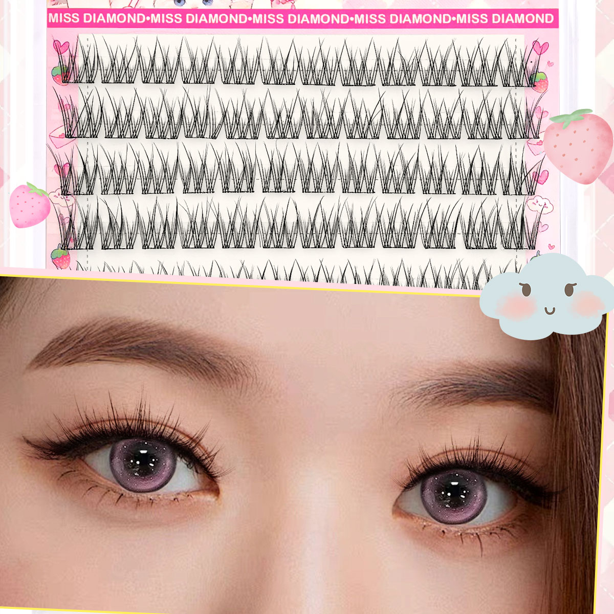 Sztuczne rzęsy Fish Eyes, prof – Eyelash Extension Japanese recenzja i cena