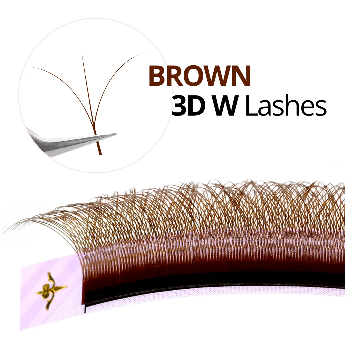 ARISON Brown 3D/4D/5D W-shape  – Funny Eyelash Extension recenzja i cena