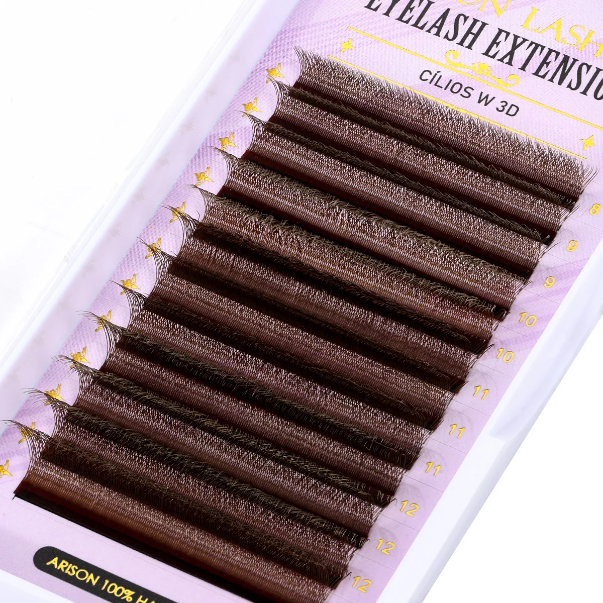 ARISON Brown 3D/4D/5D W-shape  – Funny Eyelash Extension recenzja i cena
