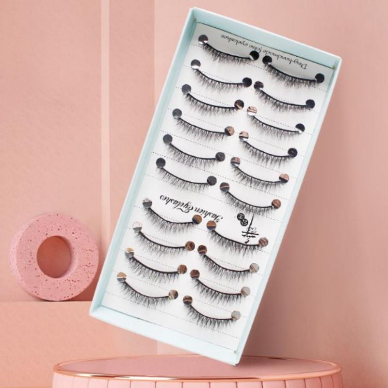 10 Par Naturalnych Długich, De – Eyelash Extension Cat Eye Wispy recenzja i cena