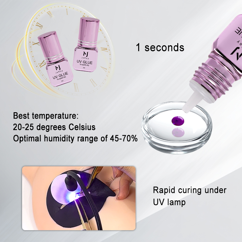 JOMAY 3 Butelki Szybkoschnący  – Eyelash Extension Glue For Sensitive Eyes recenzja i cena